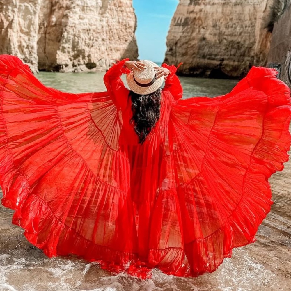 Red shrug